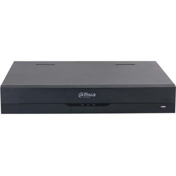 Dahua IP-PoE-Rekorder, 64 Kanäle IP, 16 Kanäle PoE, 4x SATA à 16 TB
