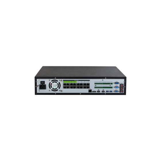 Dahua IP-PoE-Rekorder, 16 Kanäle, 16 Kanäle IP, PoE, 8x SATA à 16 TB