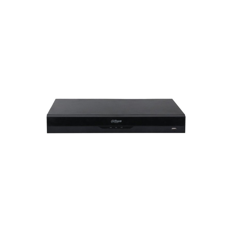 Dahua WizSense IP-Rekorder, 8 Kanäle, 8x PoE, H.265+, 2 SATA à 16TB