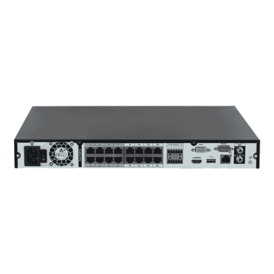 Dahua IP-Rekorder, WizSense, 32 Kanäle, 16PoE, max. 32MP, H.265+