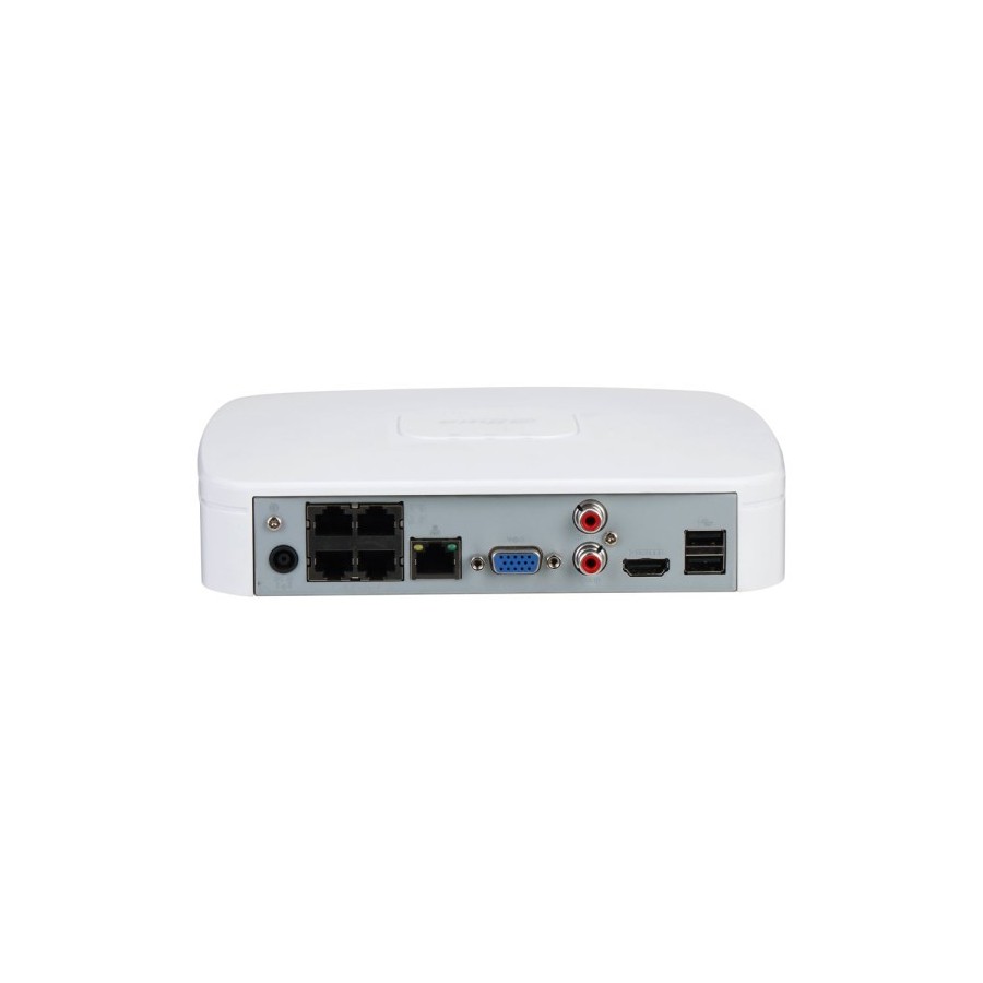 Dahua IP-Rekorder, 4 Kanäle IP, 4 Kanäle PoE, 1x SATA à 16TB