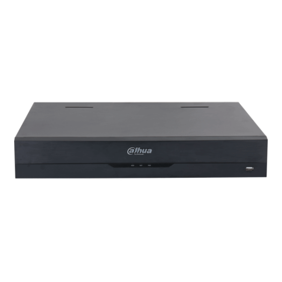 Dahua WizSense IP-Rekorder, 16 Kanäle, 16PoE, max. 32MP, H.265+