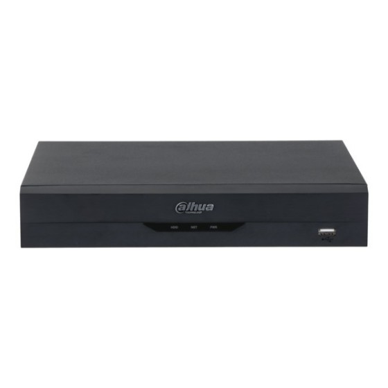 Dahua WizSense IP-Rekorder, 8 Kanäle, 8x PoE, H.265+, 1 SATA à 16TB