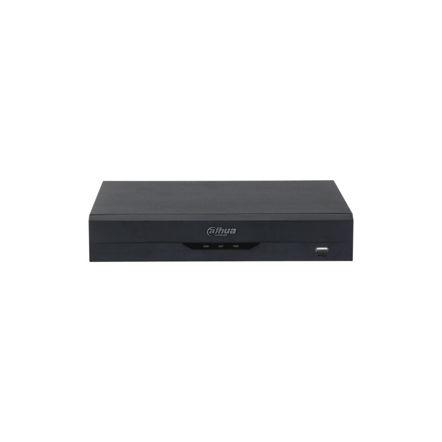 Dahua WizSense IP-Rekorder, 8 Kanäle, 8x PoE, H.265+, 1 SATA à 16TB