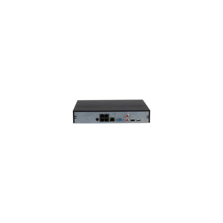 Dahua IP-PoE-Rekorder, WizSense, 4 Kanäle, max. 8MP, Smart H.265+