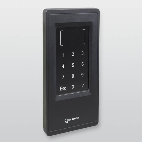 RFID-Tastatur-Schreib-Leser cryplock BLM10/K DUO - Tiefschwarz