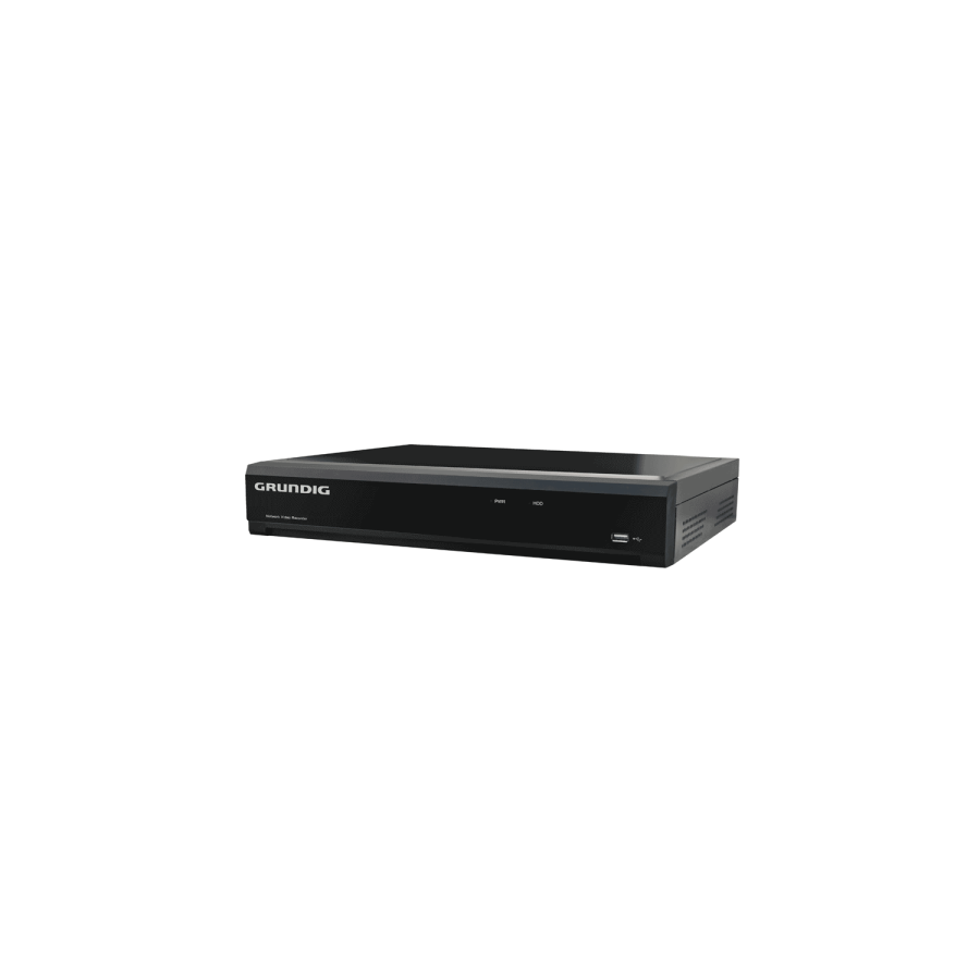 Grundig IP-Rekorder, 32 Kanäle, max. 8MP, H.265+, 4 SATA à 10TB Grundig IP-Rekorder, 32 Kanäle, max. 8MP, H.265+, 4 SATA à 10TB