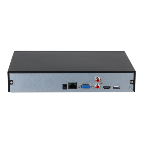 Dahua IP-Rekorder, Lite, 8 Kanäle, max. 12MP, H.265+, 1 SATA à 16TB