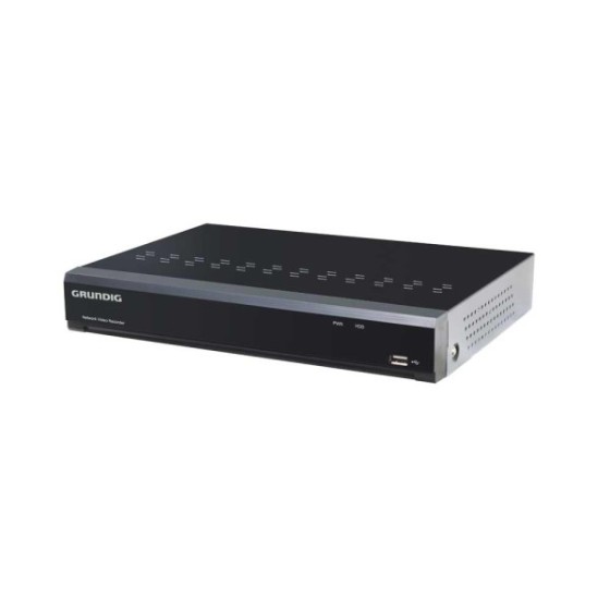 Grundig SMART IP-Rekorder, 4 Kanäle, PoE 4x, max. 8MP, H.265+