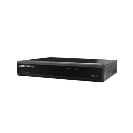 Grundig SMART IP-Rekorder, 16 Kanäle, max. 8MP, H.265+
