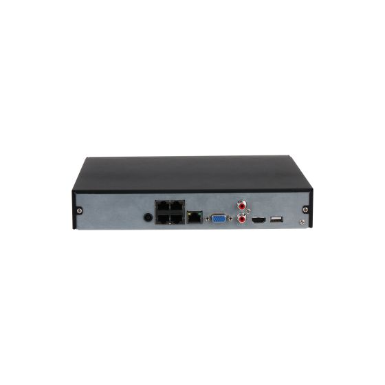 Dahua IP-PoE-Rekorder, 4 Kanäle, 4x PoE, max. 12MP, WizSense