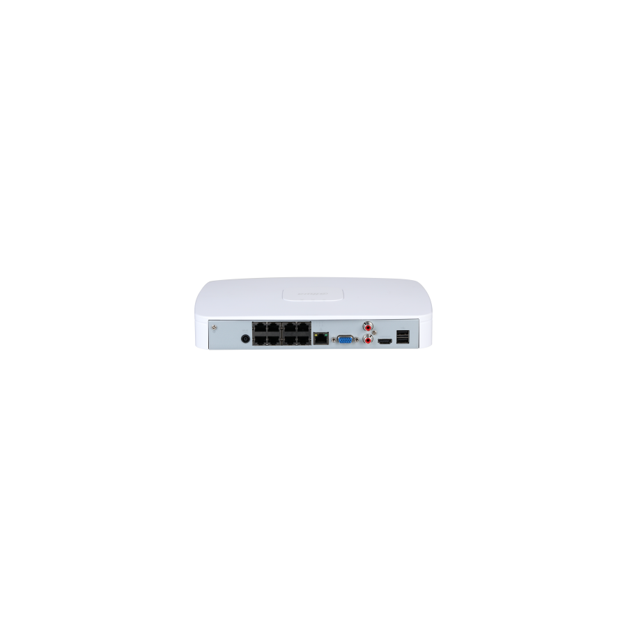 Dahua IP-PoE-Rekorder, 8 Kanäle, 8x PoE, max. 12MP, WizSense