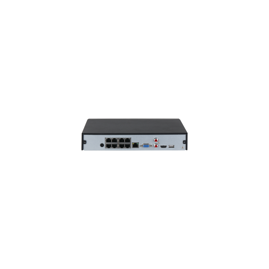 Dahua IP-PoE-Rekorder, 8 Kanäle, 8x PoE, max. 12MP, WizSense
