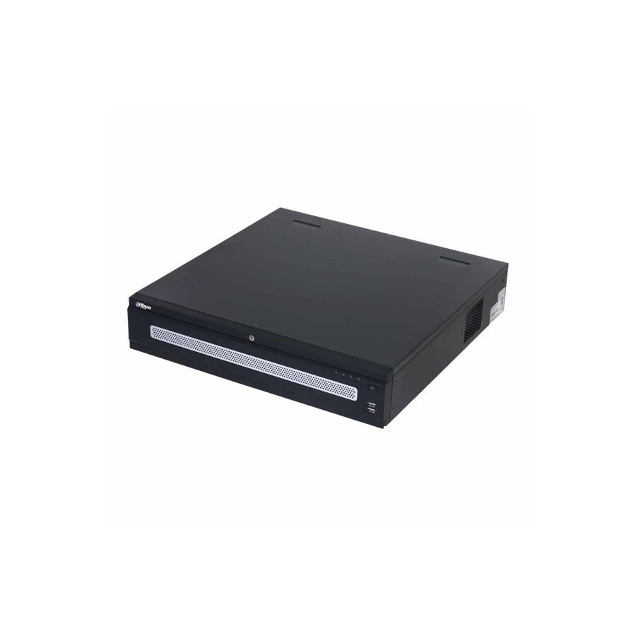 Dahua IP-Rekorder, 64 Kanäle, 64 Kanäle IP, 8 SATA à 20TB, 2U, schwarz