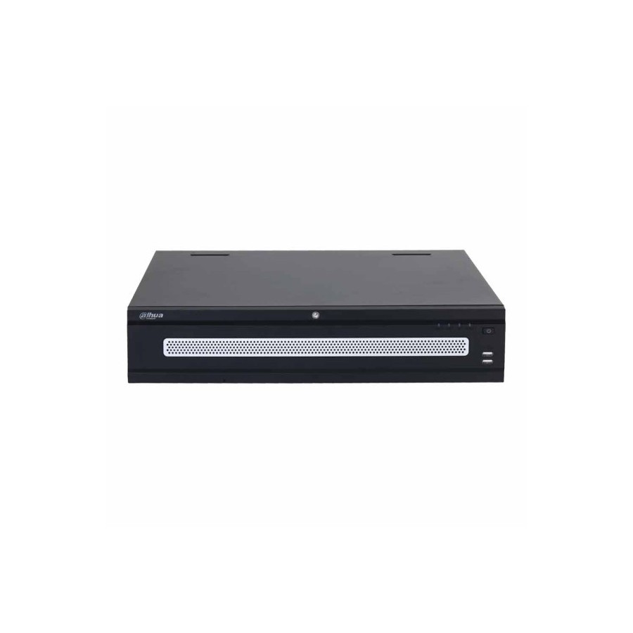 Dahua IP-Rekorder, 64 Kanäle, 64 Kanäle IP, 8 SATA à 20TB, 2U, schwarz