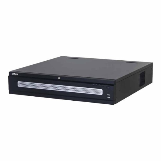 Dahua IP-Rekorder, 64 Kanäle, 64 Kanäle IP, 8 SATA à 20TB, 2U, schwarz