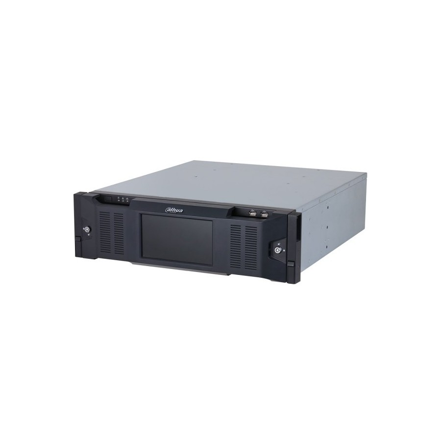Dahua Video-Server, 256 Kanäle IP, 16x SATA à 20 TB, 3U, schwarz Dahua Video-Server, 256 Kanäle IP, 16x SATA à 20 TB, 3U, schwarz