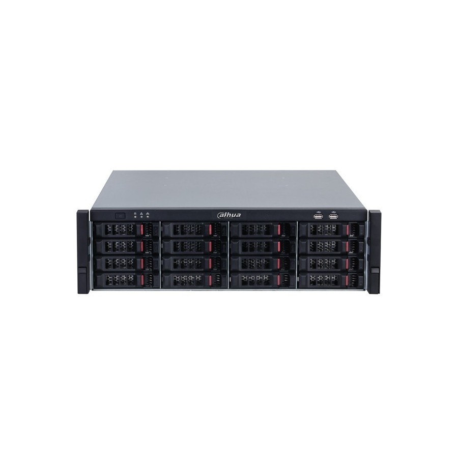 Dahua Video-Server, 256 Kanäle IP, 16x SATA à 20 TB, 3U, schwarz