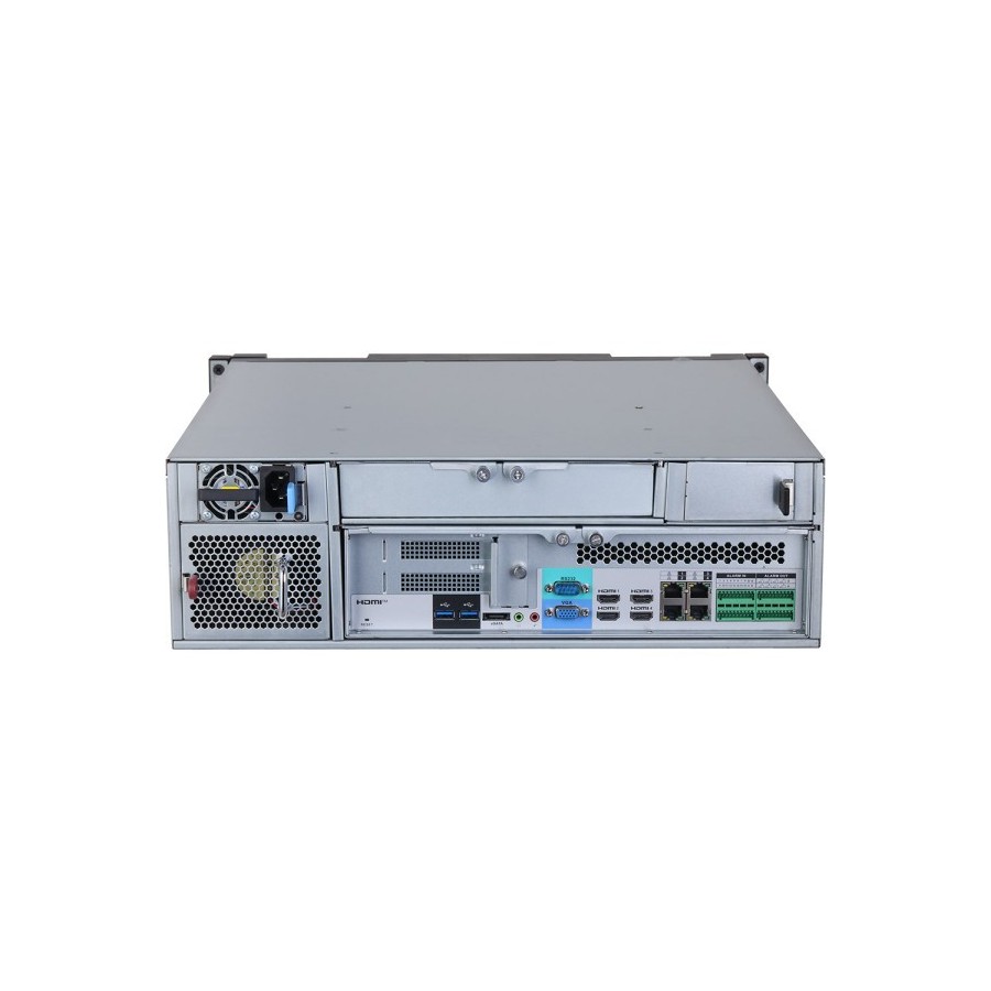 Dahua Video-Server, 256 Kanäle IP, 16x SATA à 20 TB, 3U, schwarz