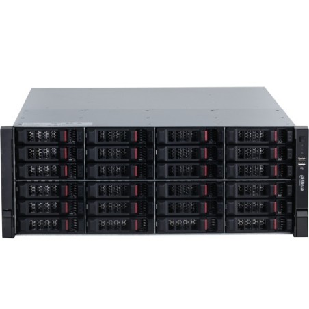Dahua Video-Server, 256 Kanäle IP, 24x SATA à 20 TB, 4U, schwarz