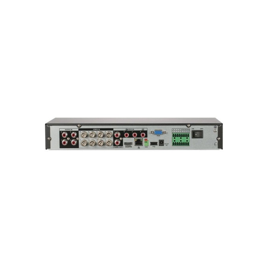 HD-CVI-Rekorder, 8 Kanäle, 16 Kanäle IP, 1x SATA à 16 TB, 1U, schwarz