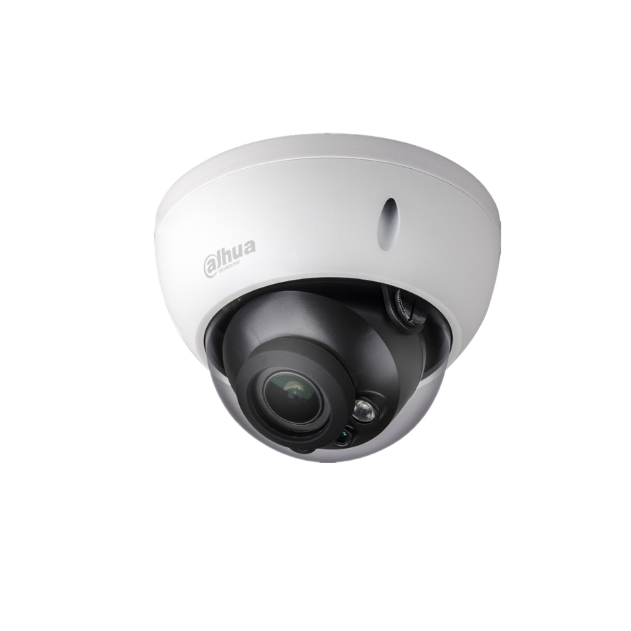Dahua HD-CVI-Dome-Kamera, 5 MP, 2,7 - 12 mm, IR 30 m, IP67, weiß