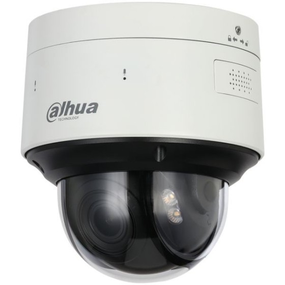 IP-PTZ-Dome-Kamera, 4 MP, 2,8 - 12 mm, IR 40 m, IP67, IK10, weiß