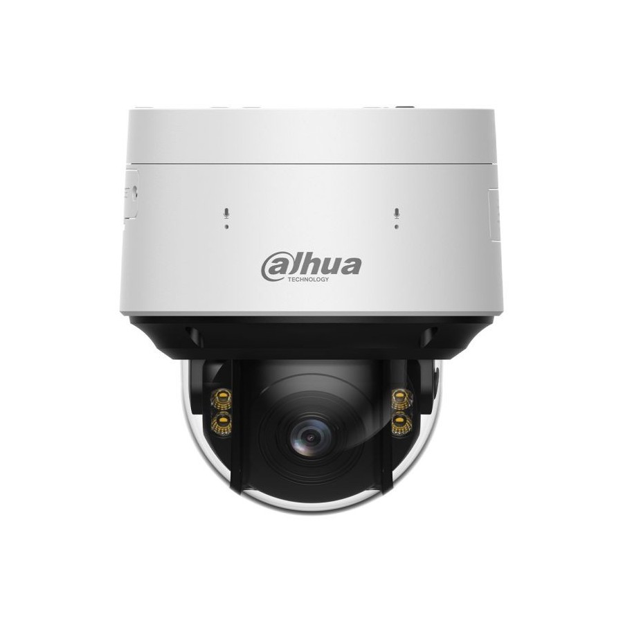IP-PTZ-Dome-Kamera, 4 MP, 2,8 - 12 mm, IR 40 m, IP67, IK10, weiß