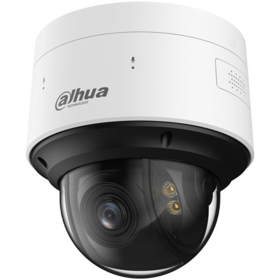IP-PTZ-Dome-Kamera, 4 MP, 2,8 - 12 mm, IR 40 m, IP67, IK10, weiß