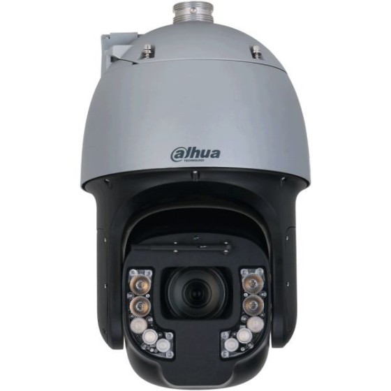 Dahua IP-PTZ-Dome-Kamera, 8 MP, 6,25 - 300 mm, IR 500 m, grau