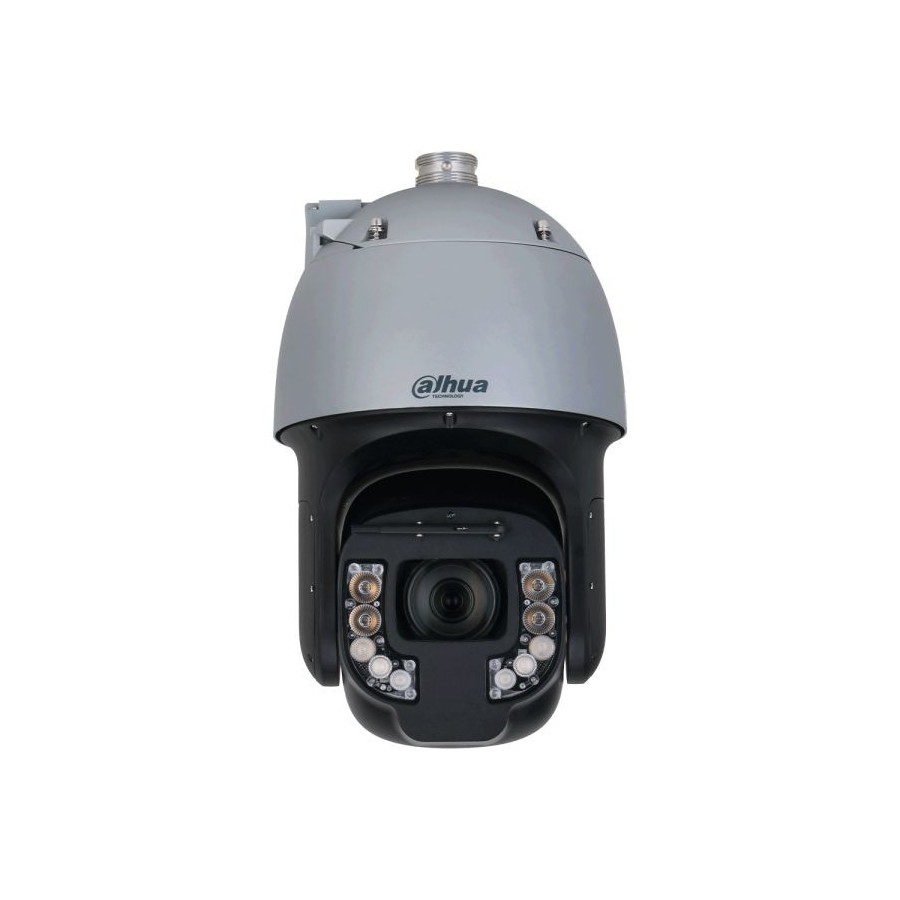 Dahua IP-PTZ-Dome-Kamera, 8 MP, 6,25 - 300 mm, IR 500 m, grau