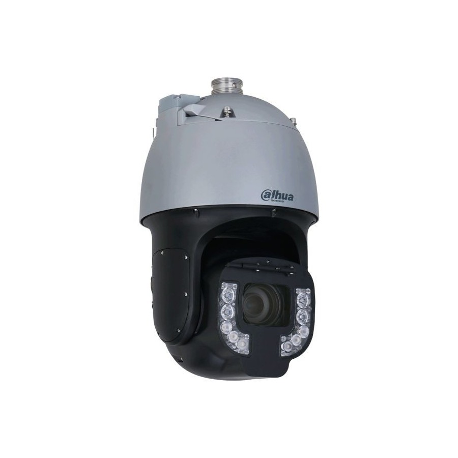 Dahua IP-PTZ-Dome-Kamera, 8 MP, 6,25 - 300 mm, IR 500 m, grau