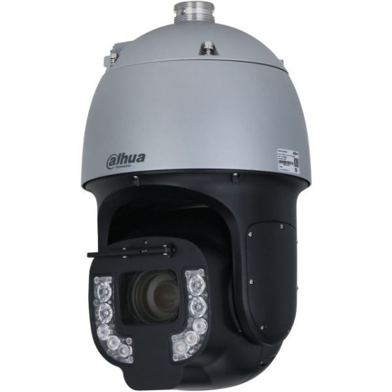 Dahua IP-PTZ-Dome-Kamera, 8 MP, 6,25 - 300 mm, IR 500 m, grau