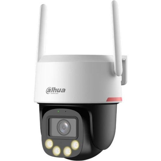 Dahua IP-WLAN-PT-Dome-Kamera, 5 MP, 3,6 mm, IP66, weiß