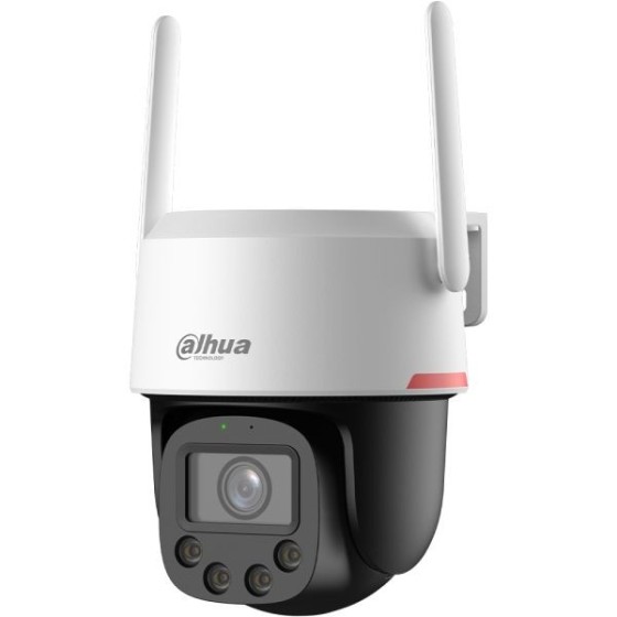 Dahua IP-WLAN-PT-Dome-Kamera, 5 MP, 3,6 mm, IP66, weiß