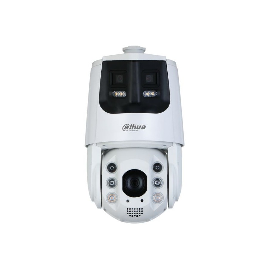 Dahua IP-Dual-Lens-Panorama-PTZ-Dome-Kamera, 2x 4 MP, weiß