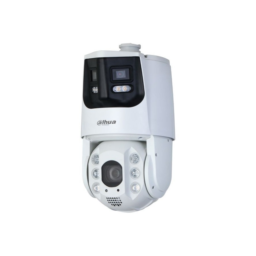 Dahua IP-Dual-Lens-Panorama-PTZ-Dome-Kamera, 2x 4 MP, weiß