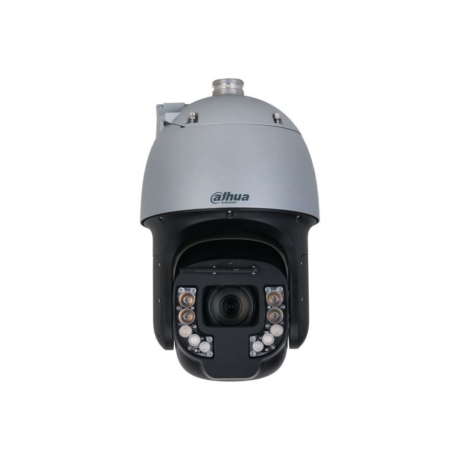 Dahua IP-PTZ-Dome-Kamera, 8 MP, 6,25 - 300 mm, IR 250 m, grau, schwarz