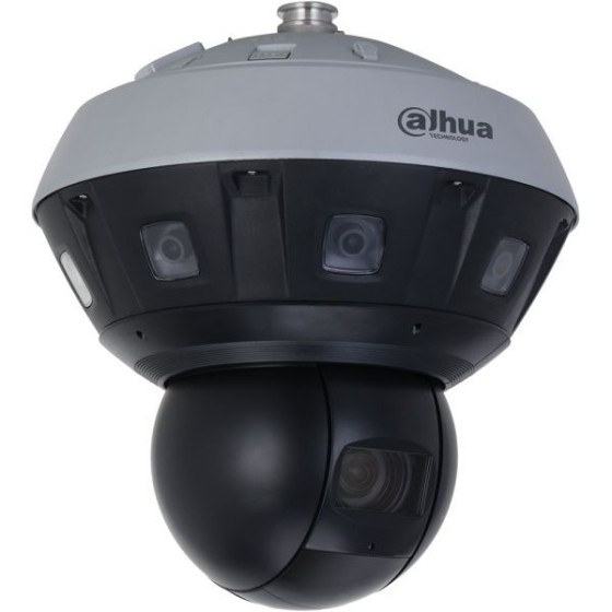 Dahua IP-Panorama-PTZ-Dome-Kamera, 416 MP, IR 400 m, grau, schwarz
