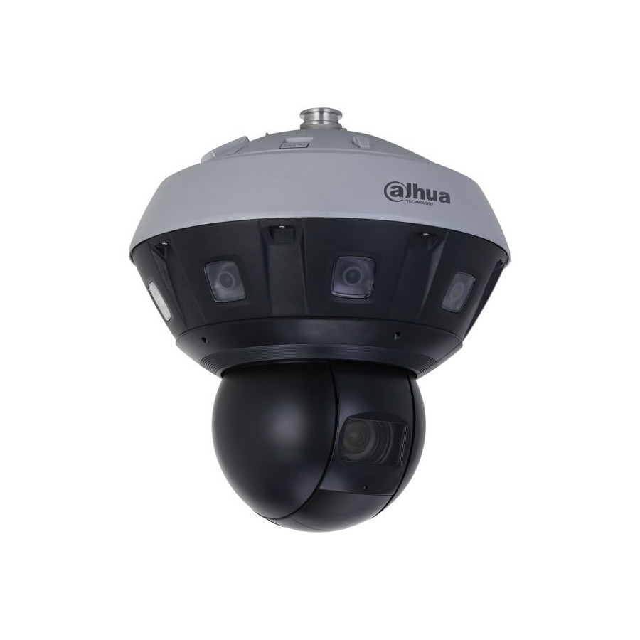 Dahua IP-Panorama-PTZ-Dome-Kamera, 416 MP, IR 400 m, grau, schwarz