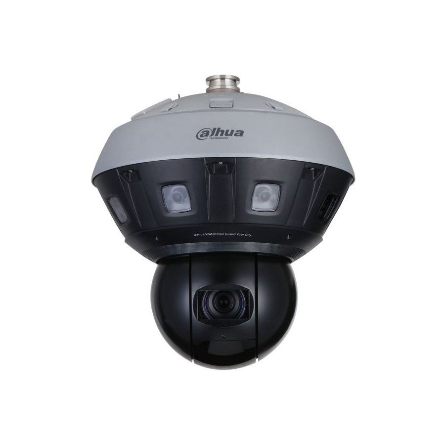 Dahua IP-Panorama-PTZ-Dome-Kamera, 416 MP, IR 400 m, grau, schwarz