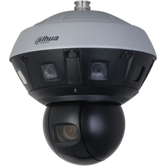 Dahua IP-Panorama-PTZ-Dome-Kamera, 416 MP, IR 400 m, grau, schwarz
