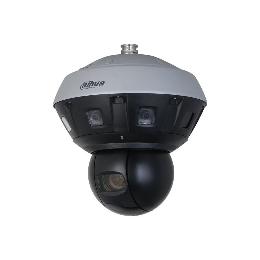 Dahua IP-Panorama-PTZ-Dome-Kamera, 416 MP, IR 400 m, grau, schwarz