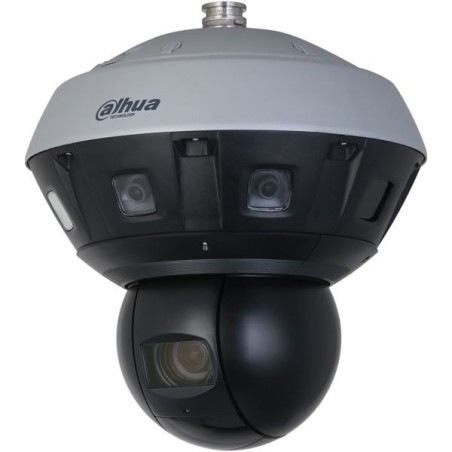 Dahua IP-Panorama-PTZ-Dome-Kamera, 416 MP, 2,85,5 - 220 mm, IR 400 m, IP66, grau, schwarz