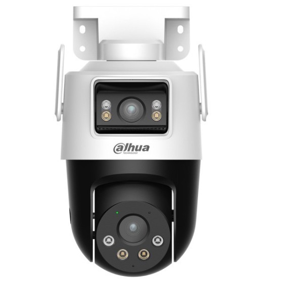 Dahua IP-WLAN-PT-Dome-Kamera, 2 x 5MP, 2,86 mm, IR 3050 m, weiß