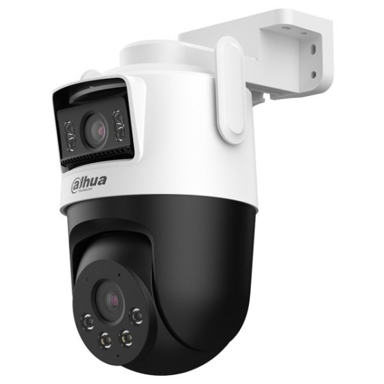 Dahua IP-WLAN-PT-Dome-Kamera, 2 x 5MP, 2,86 mm, IR 3050 m, weiß