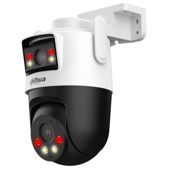 Dahua IP-WLAN-PT-Dome-Kamera, 2 x 3 MP, 2,8/6 mm, IR 30/50 m, weiß