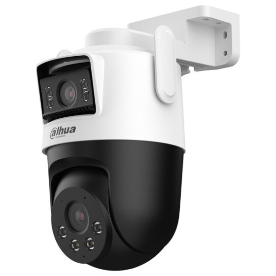 Dahua IP-WLAN-PT-Dome-Kamera, 2 x 3 MP, 2,8/6 mm, IR 30/50 m, weiß