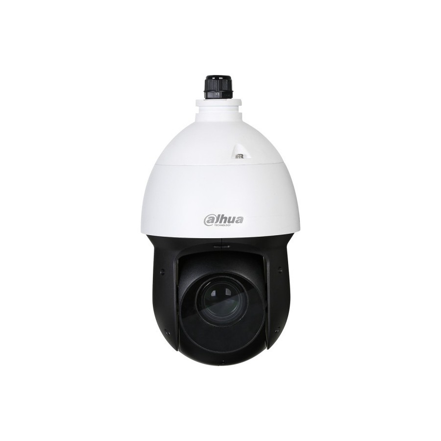 Dahua IP-PTZ-Dome-Kamera, 8 MP, 5 - 125 mm, IR 100 m, IP66, weiß
