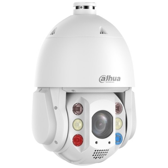 Dahua IP-PTZ-Dome-Kamera, 4MP, 4,8-154mm, IR 150m, 4G, IP66, weiß